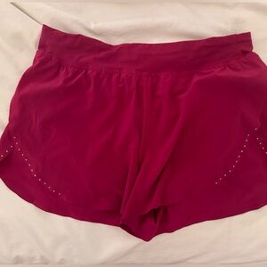 Lululemon high rise fast and free 3’ short